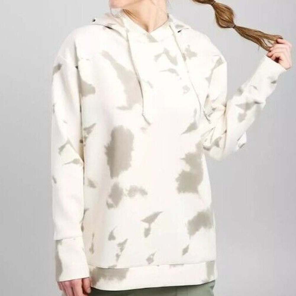BKE Core Womens Tie Dye Hoodie Sweatshirt Size M Stretch Activewear Athletic